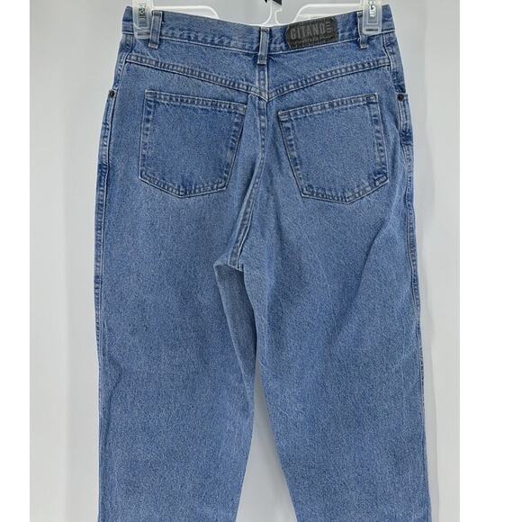 Vintage Gitano mom high waisted tapered leg light wash casual size 12 petite - Picture 7 of 8